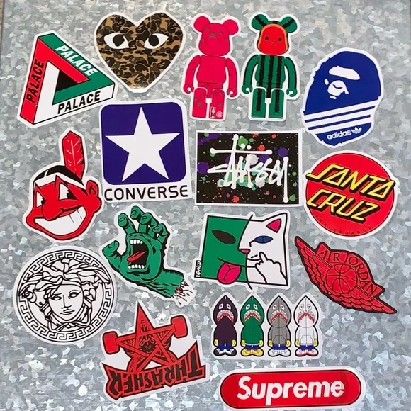 (100 count) Cool Vinyl Skateboard Stickers | Glossy - Picture 4 of 8